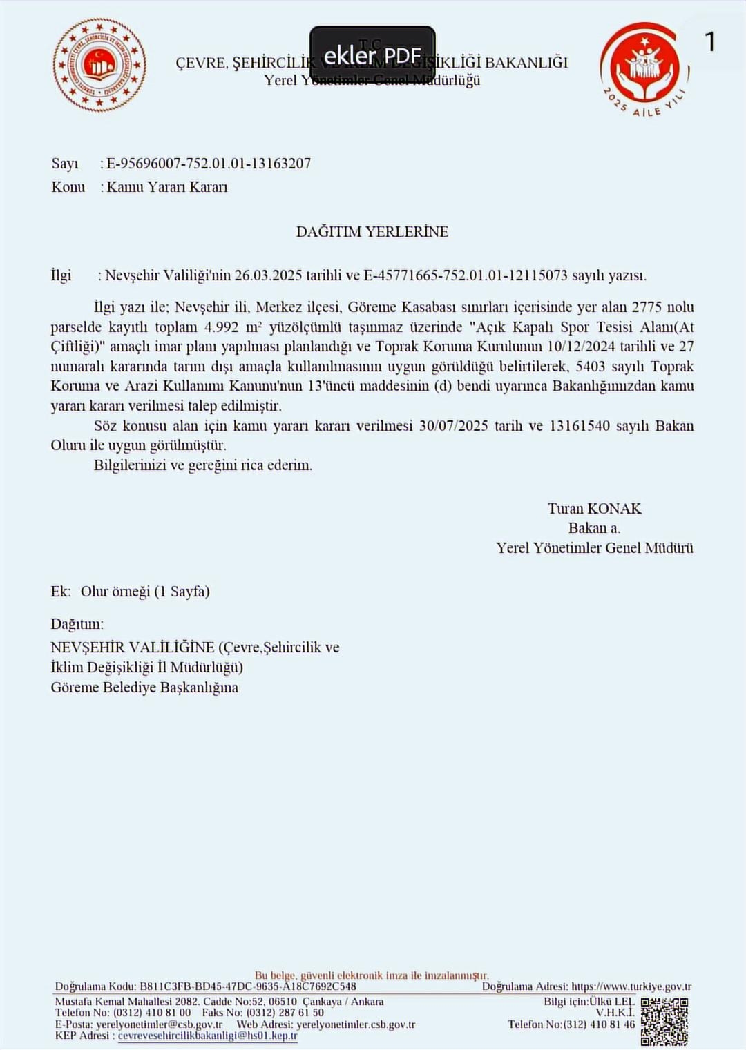 Kapadokya'da Lavanta Bahçeli, GESli,Eşsiz Turistik Yatırım - Resim 34