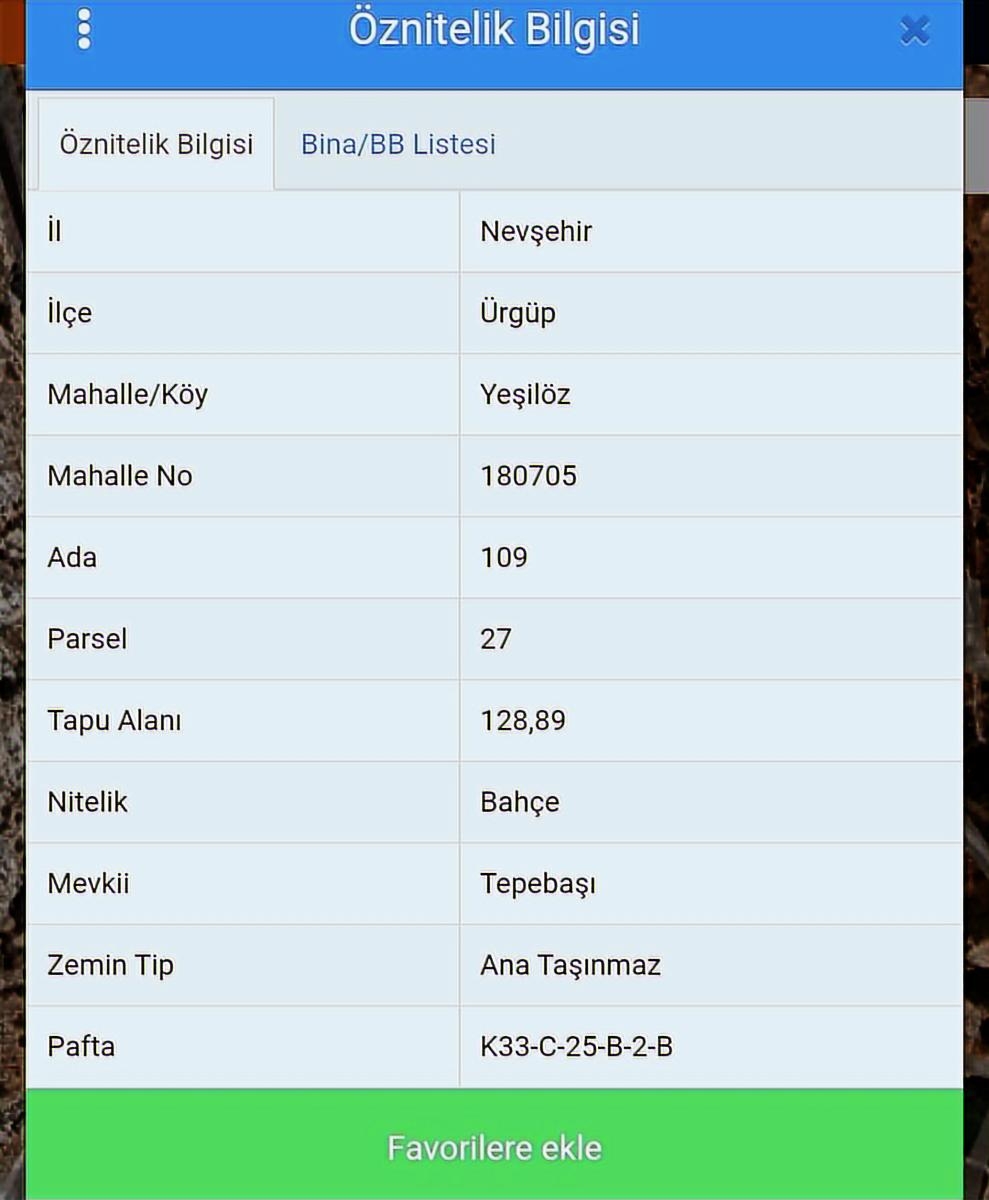 ÜRGÜP YEŞİLÖZ KÖYÜ 128M2 TEK TAPU ANA YOLA CEPHE SATILIK BAHÇE - Resim 5