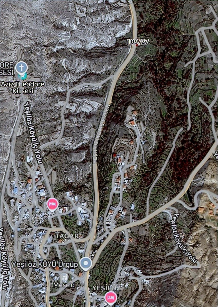 ÜRGÜP YEŞİLÖZ KÖYÜ 128M2 TEK TAPU ANA YOLA CEPHE SATILIK BAHÇE