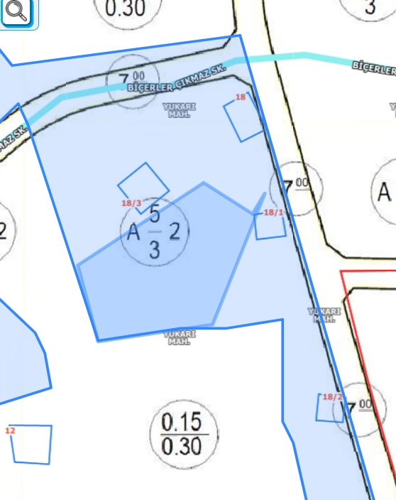 Hacılar Yukarda İmara Girmiş 1215 Metre Satılık Bağ - Resim 13