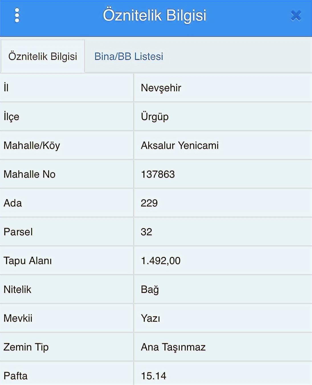 ÜRGÜP AKSALURDA SATILIK TEK TAPU YAPILAŞMA İÇİ BAĞ - Resim 13