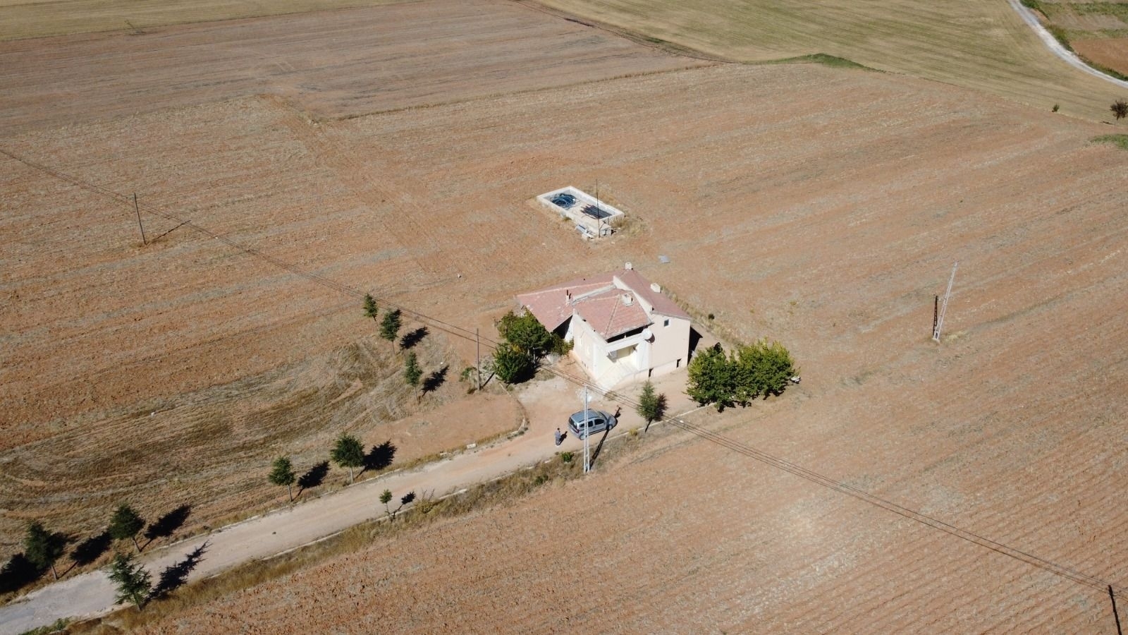 10 Dönüm Tarla İçinde Satılık Müstakil Ev Yer Konum Harika - Resim 14