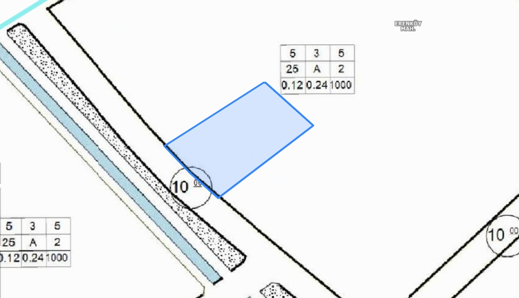 ERENKÖY DE 1.244 M2 3 VİLLALIK TEMİZ SATILIK ARSA - Resim 6