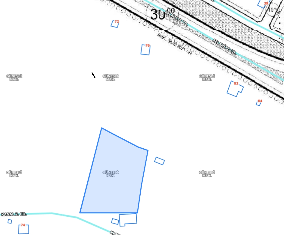 GÜNEŞLİ BELEDİYE ARSALARI KARŞISINDA SATILIK 3.000 M2 TARLA - Resim 3