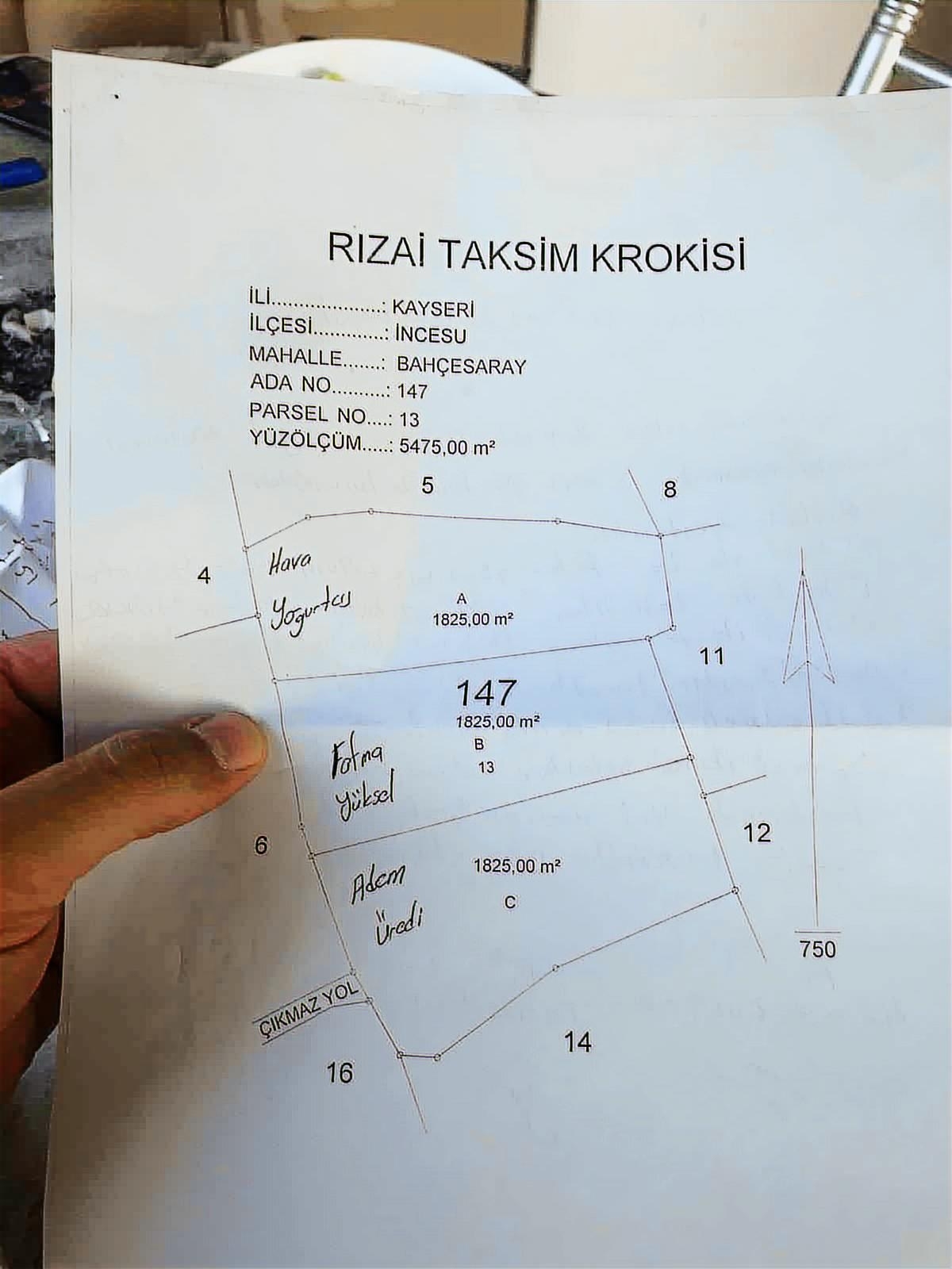 İNCESU BAHÇESARAY'DA İMARA YAKIN SATILIK BAĞ YATIRIMLIK - Resim 5