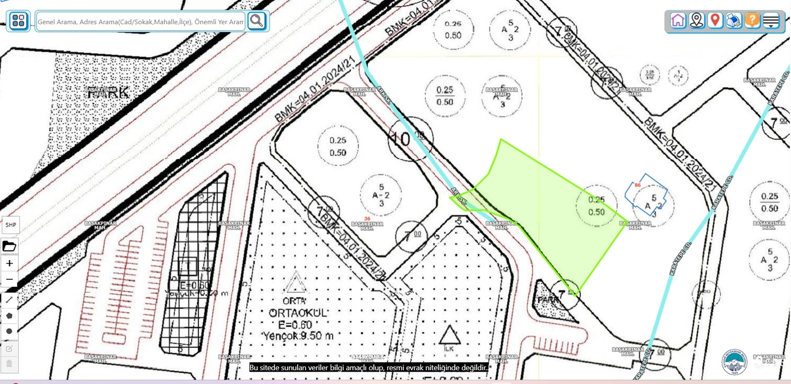 Başakpınarda İmar İçi Tek Tapu Kadastro Parsel - Resim 2