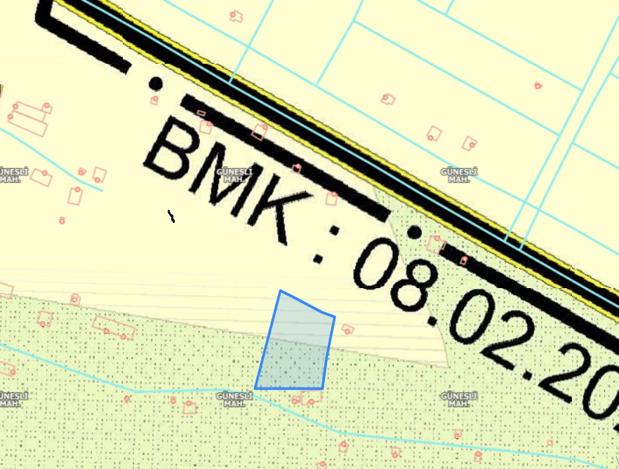 GÜNEŞLİ BELEDİYE ARSALARI KARŞISINDA SATILIK 3.000 M2 TARLA - Resim 5
