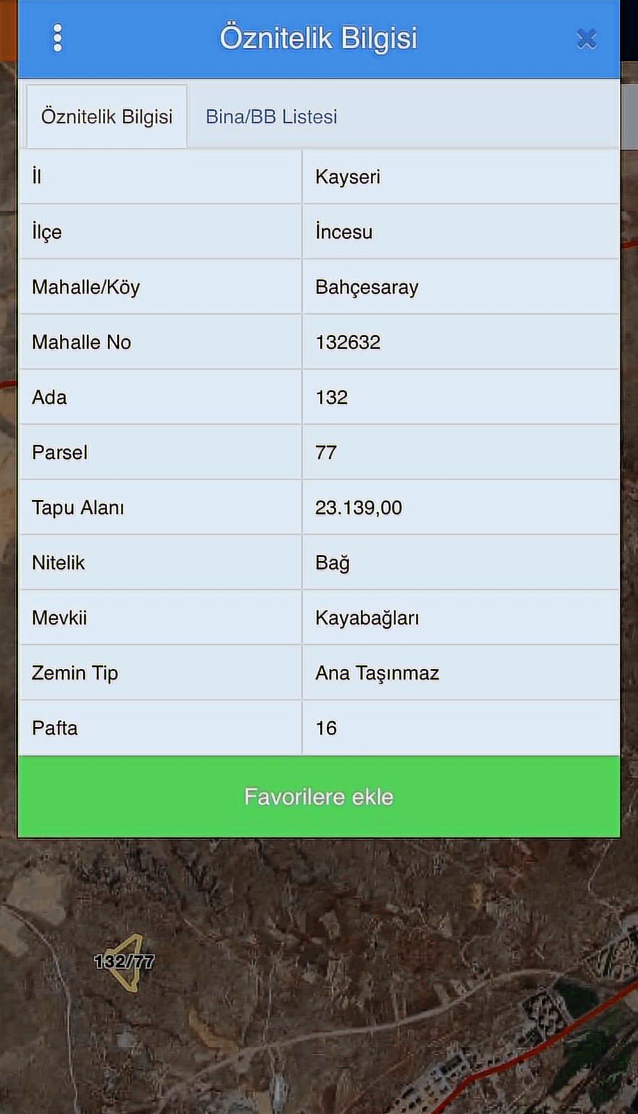 - İNCESU MERKEZE YAKIN EN UYGUN FİYATLI SATILIK 5000m2 BAĞ - Resim 6