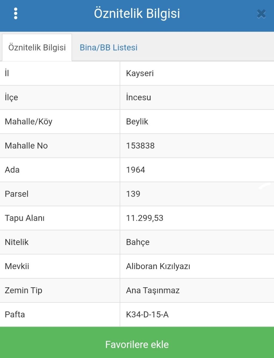KAYSERİ İNCESU BEYLİKTE HİSSE İÇERİSİNDE 423 M2 BAHÇE - Resim 3