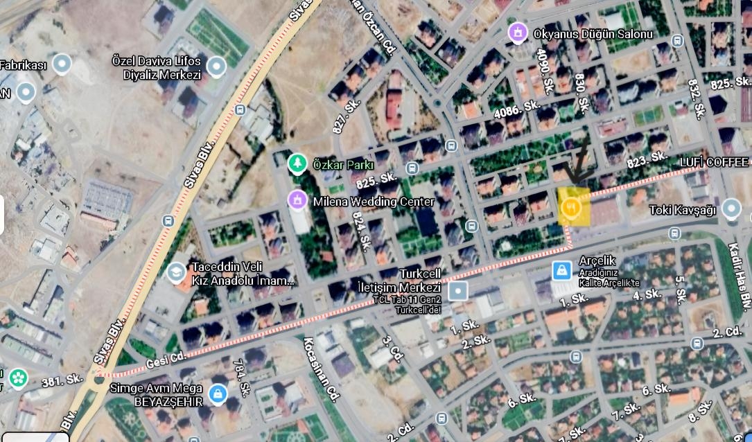 BEYAZŞEHİR'DE VERANDA İLE 480 METREKARE KULANIMLI BACALI DÜKKAN - Resim 7