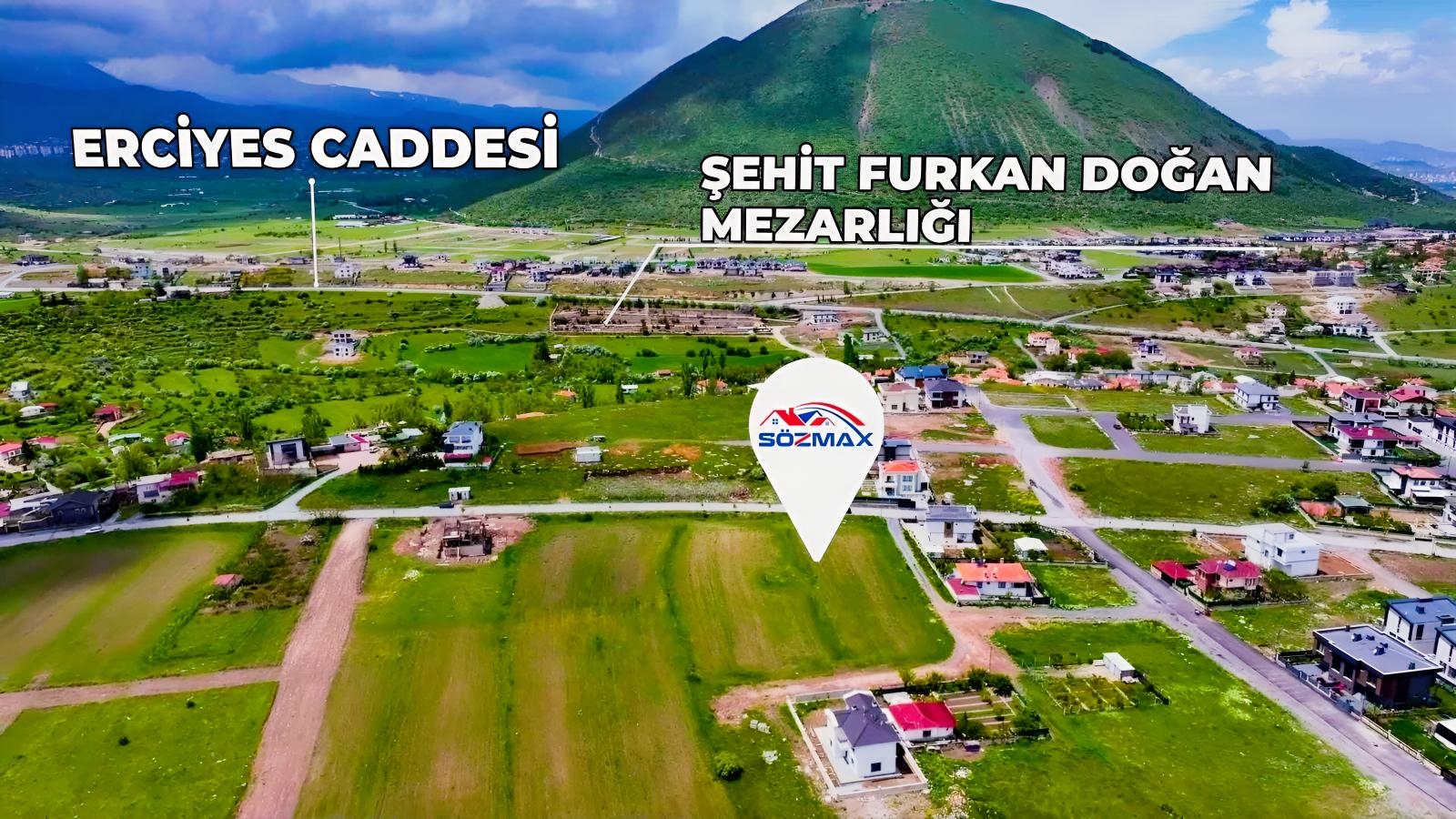 TALAS REŞADİYE DE SATILIK TEK TAPU VİLLA PARSELİ - Resim 8