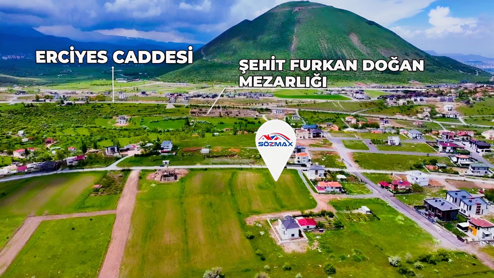 TALAS REŞADİYE DE SATILIK TEK TAPU VİLLA PARSELİ - Resim 6