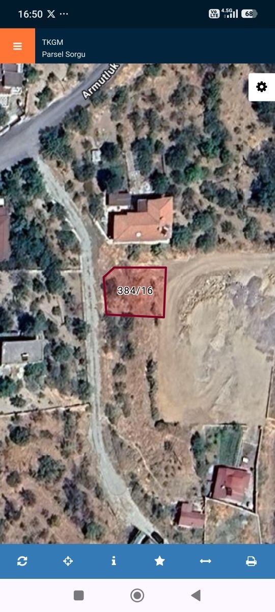 HACILAR ARMUTLU DA 323 M2 SATILIK VİLLA PARSELİ - Resim 3