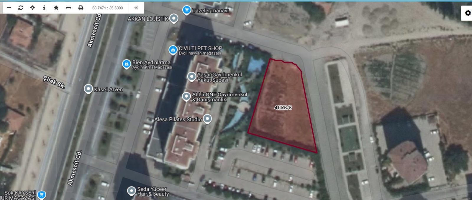 Yakut Mahallesi KONUT ARSASINDA HİSSE ( Köşe Parsel ) - Resim 7