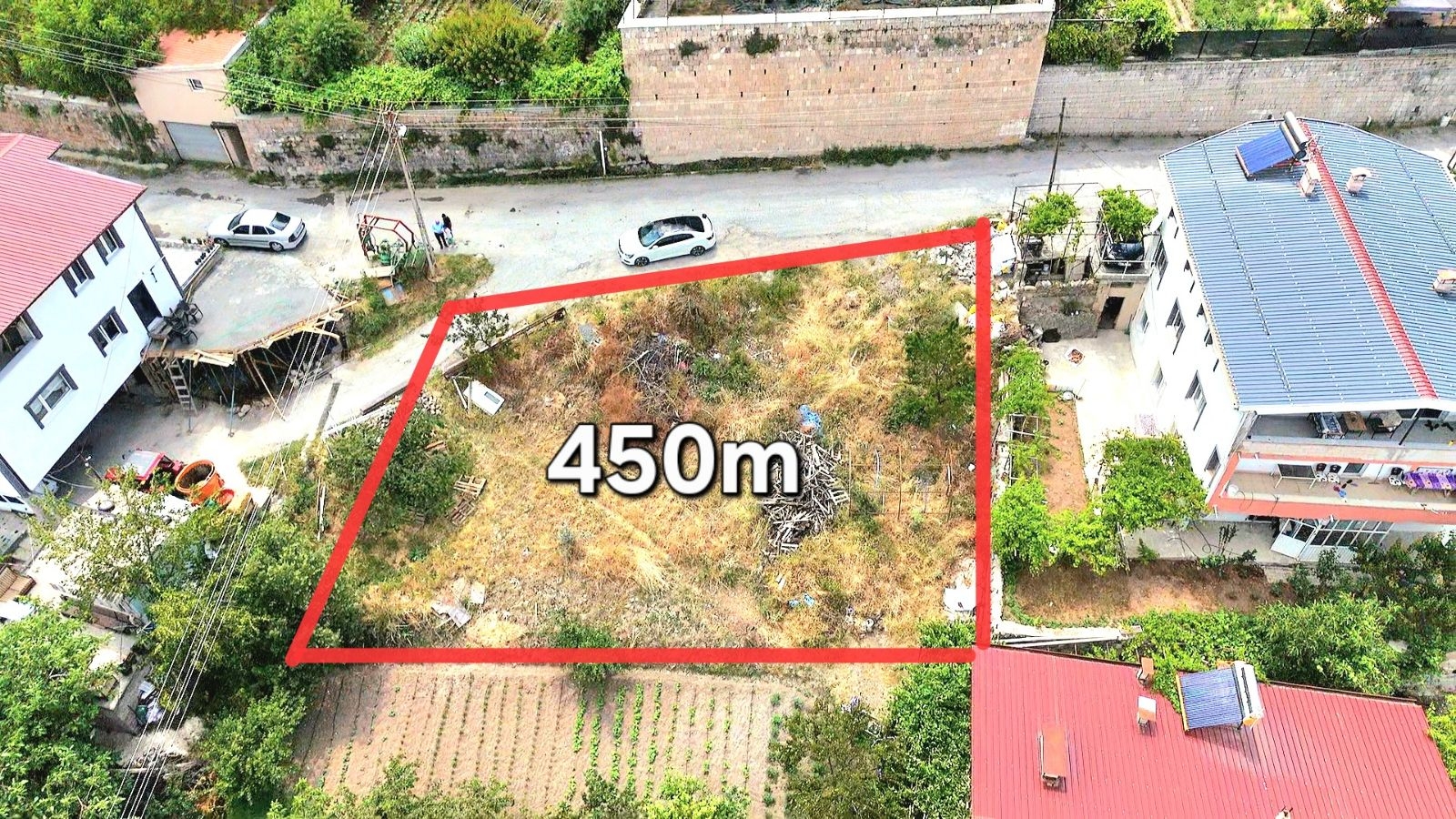 kıranardı satılık villa parseli 450m(köşe parsel) - Resim 6