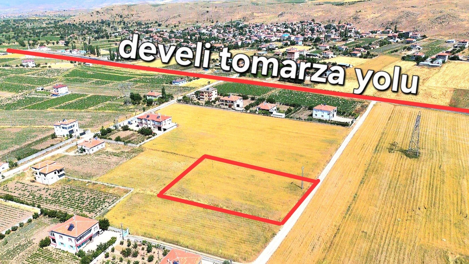 develi çaylıca'da satılık tarla 3510m - Resim 3