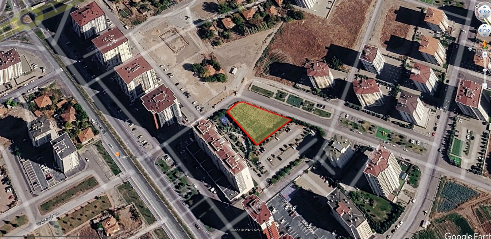Yakut Mahallesi KONUT ARSASINDA HİSSE ( Köşe Parsel ) - Resim 5