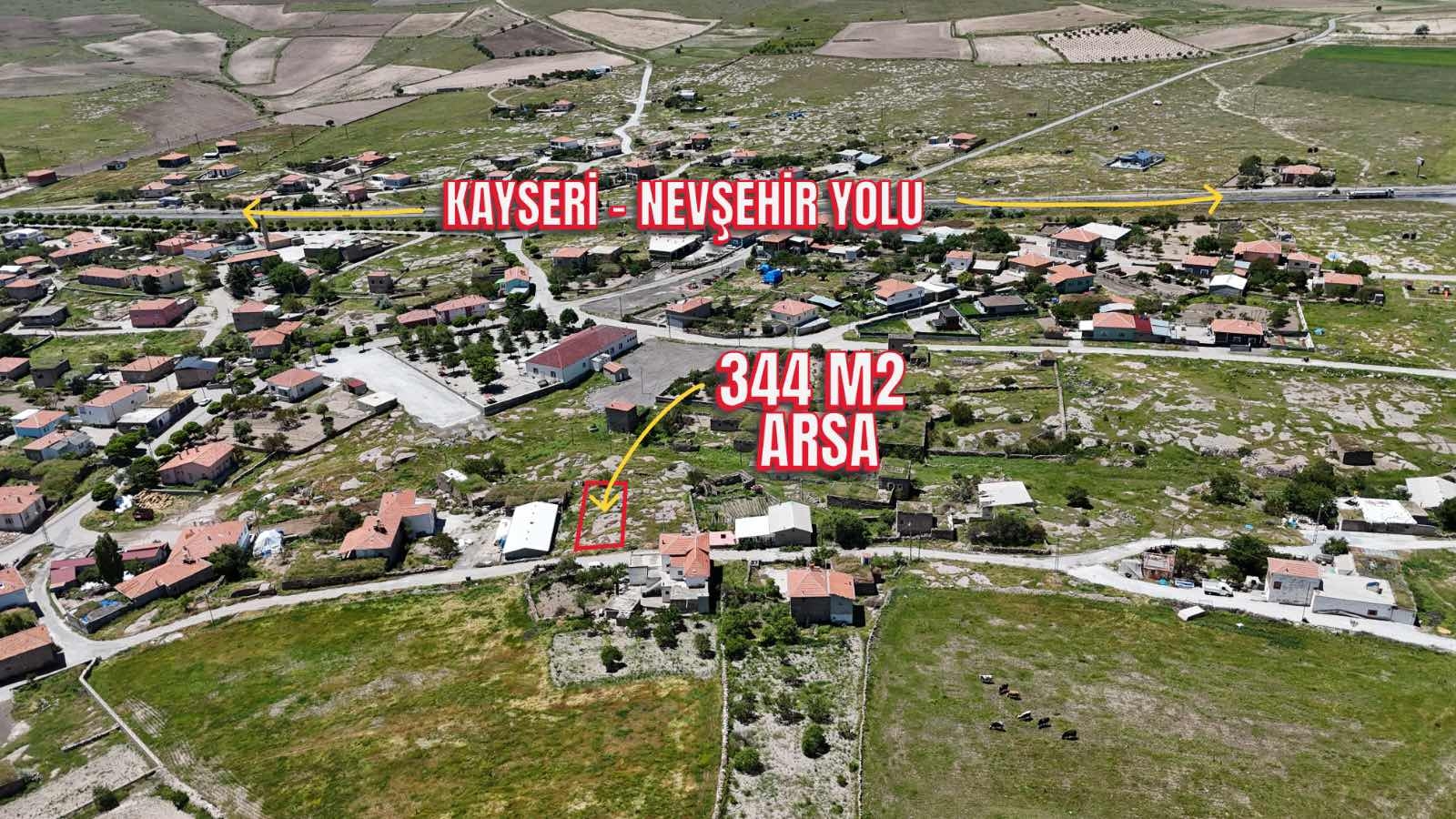 İNCESU GARİPÇE DE SATILIK MANZARALI TEK TAPU VİLLA PARSELİ - Resim 5