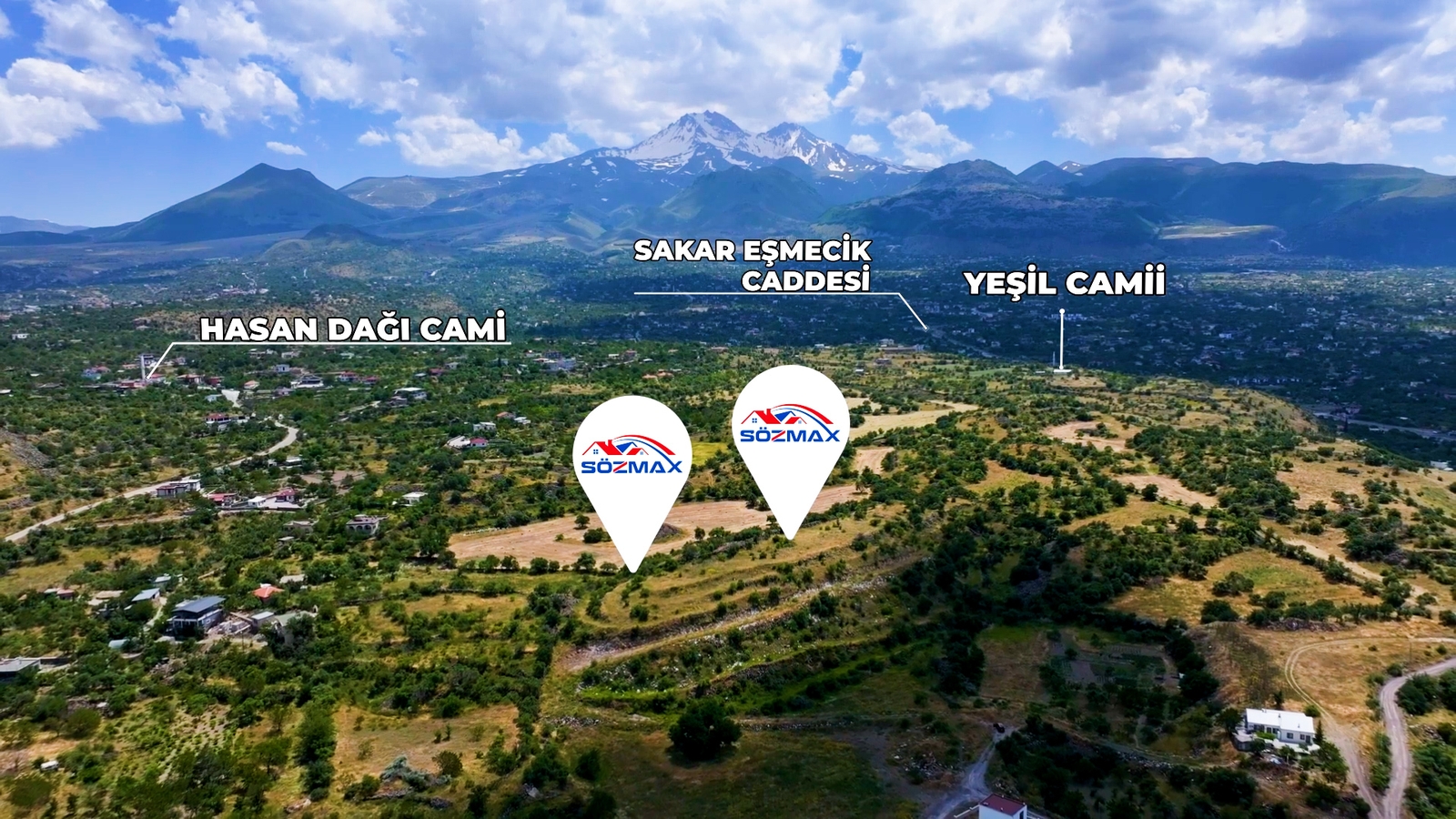 Hacılar Yukarı Mahallede Yatırımlık Villa İmarlı Arsalar