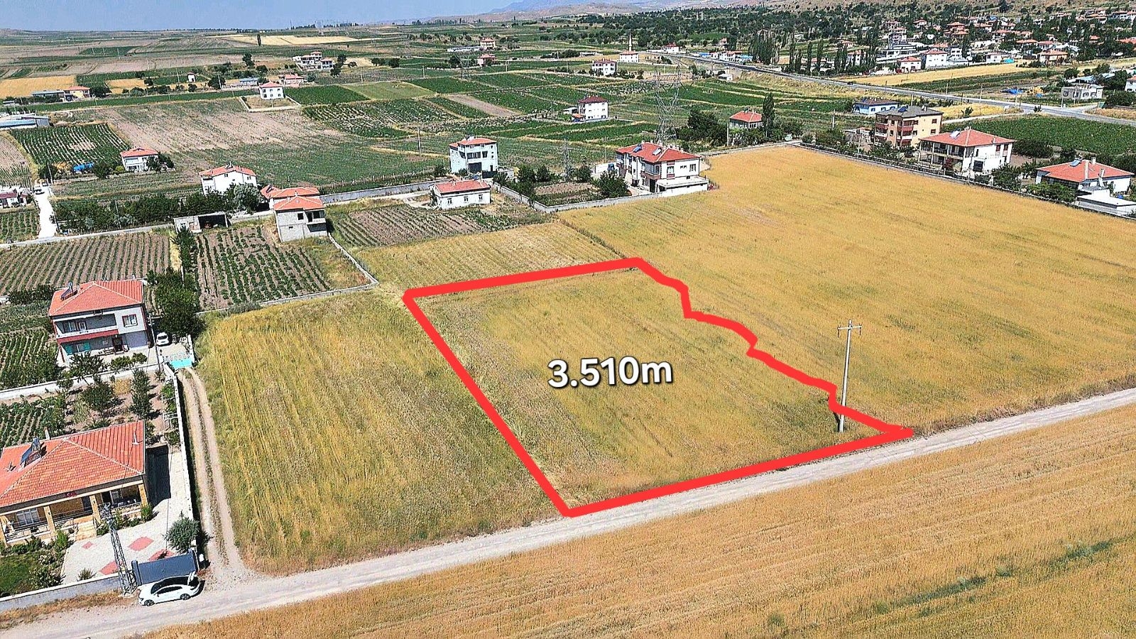 develi çaylıca'da satılık tarla 3510m - Resim 2