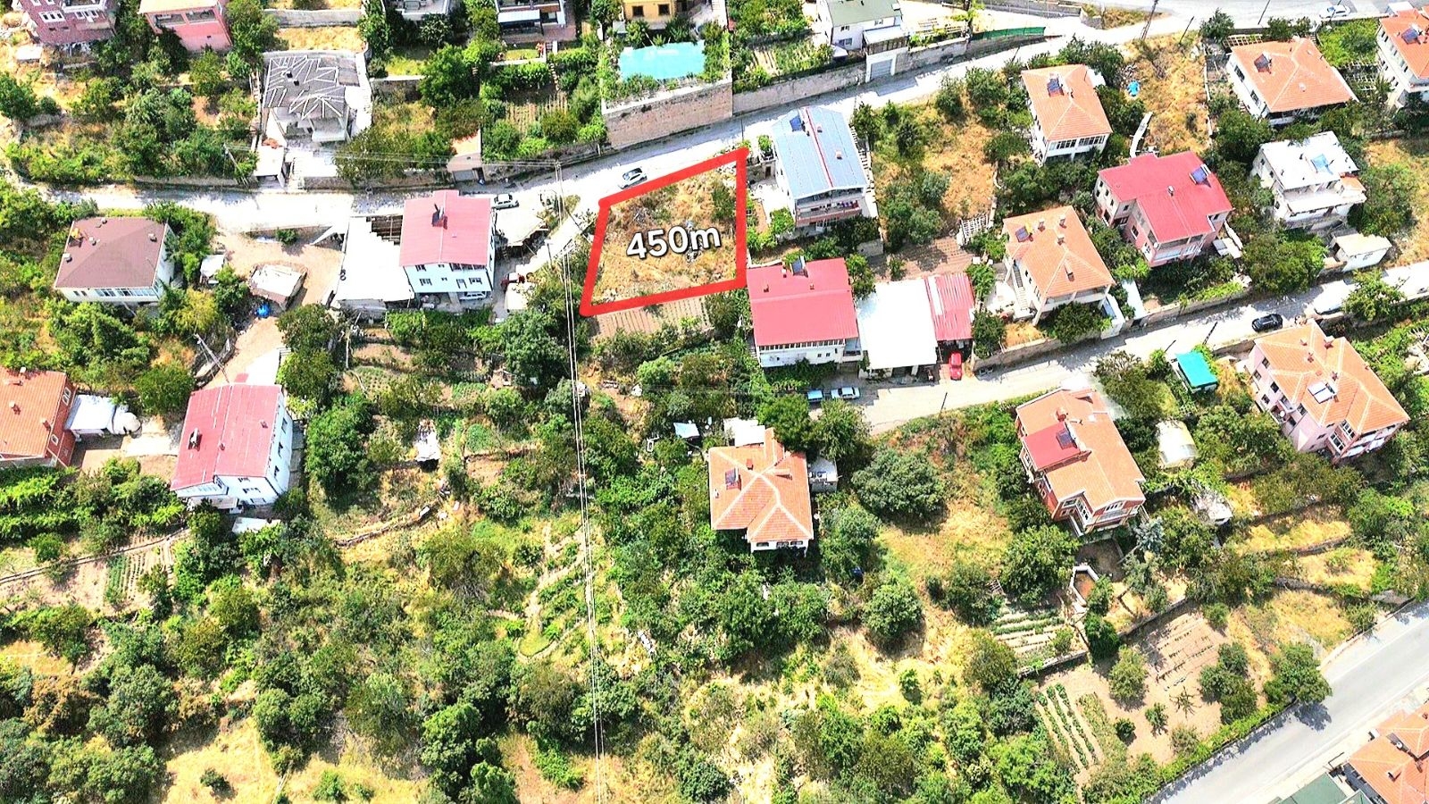 kıranardı satılık villa parseli 450m(köşe parsel) - Resim 7