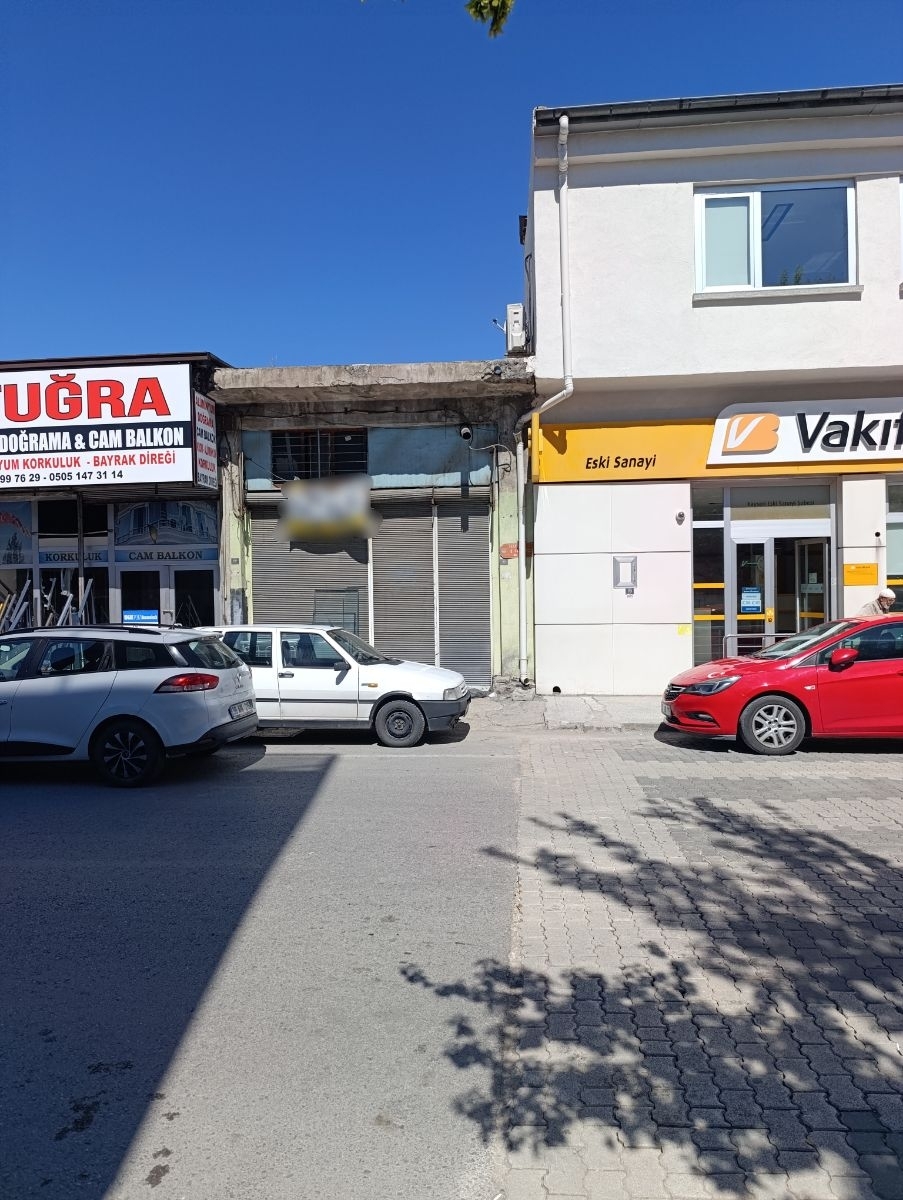 ESKİ SANAYİ DE VAKIF BANK YANINDA 100 M2 ÇİFT CEPHELİ DÜKKAN - Resim 7