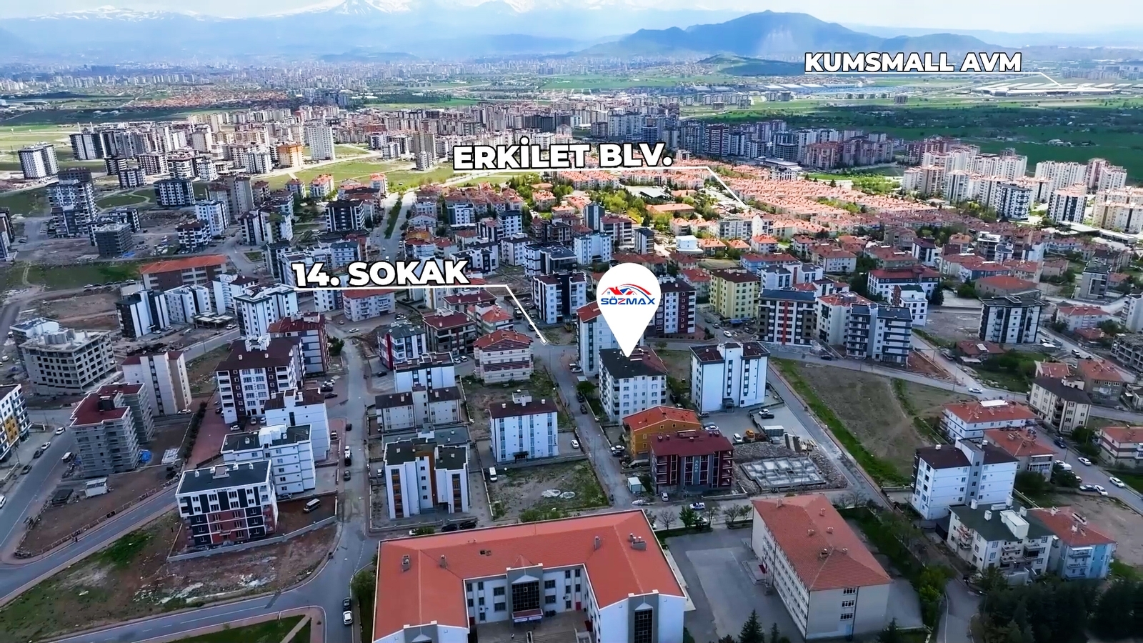 Erkilet Generalemirde Açık Cepheli 5. Kat Geniş 3+1 Daire - Resim 4