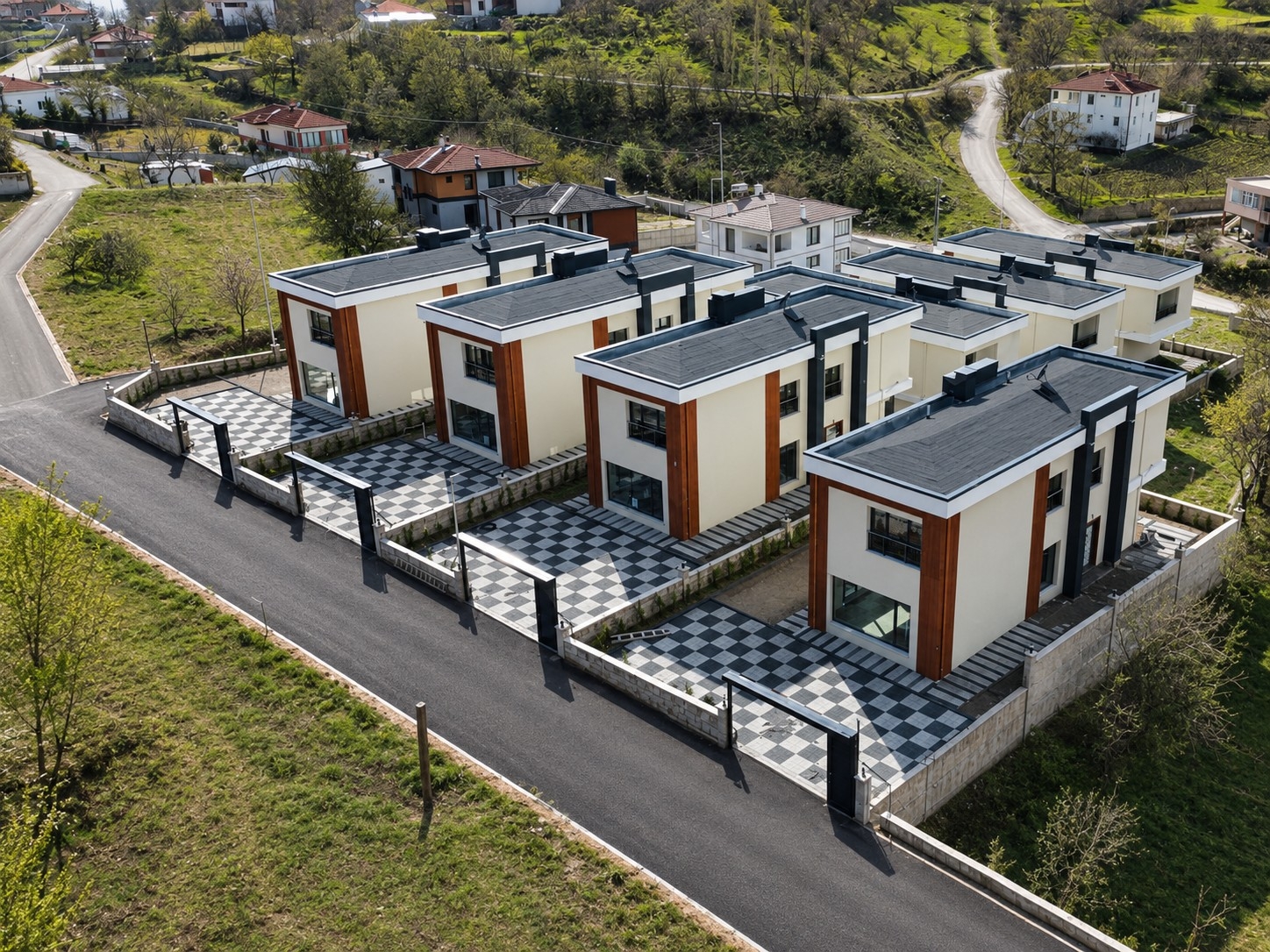 Hisarcıkta Oturuma Hazır, Eşyalı, 4+1 Müstakil Villalar - Resim 11