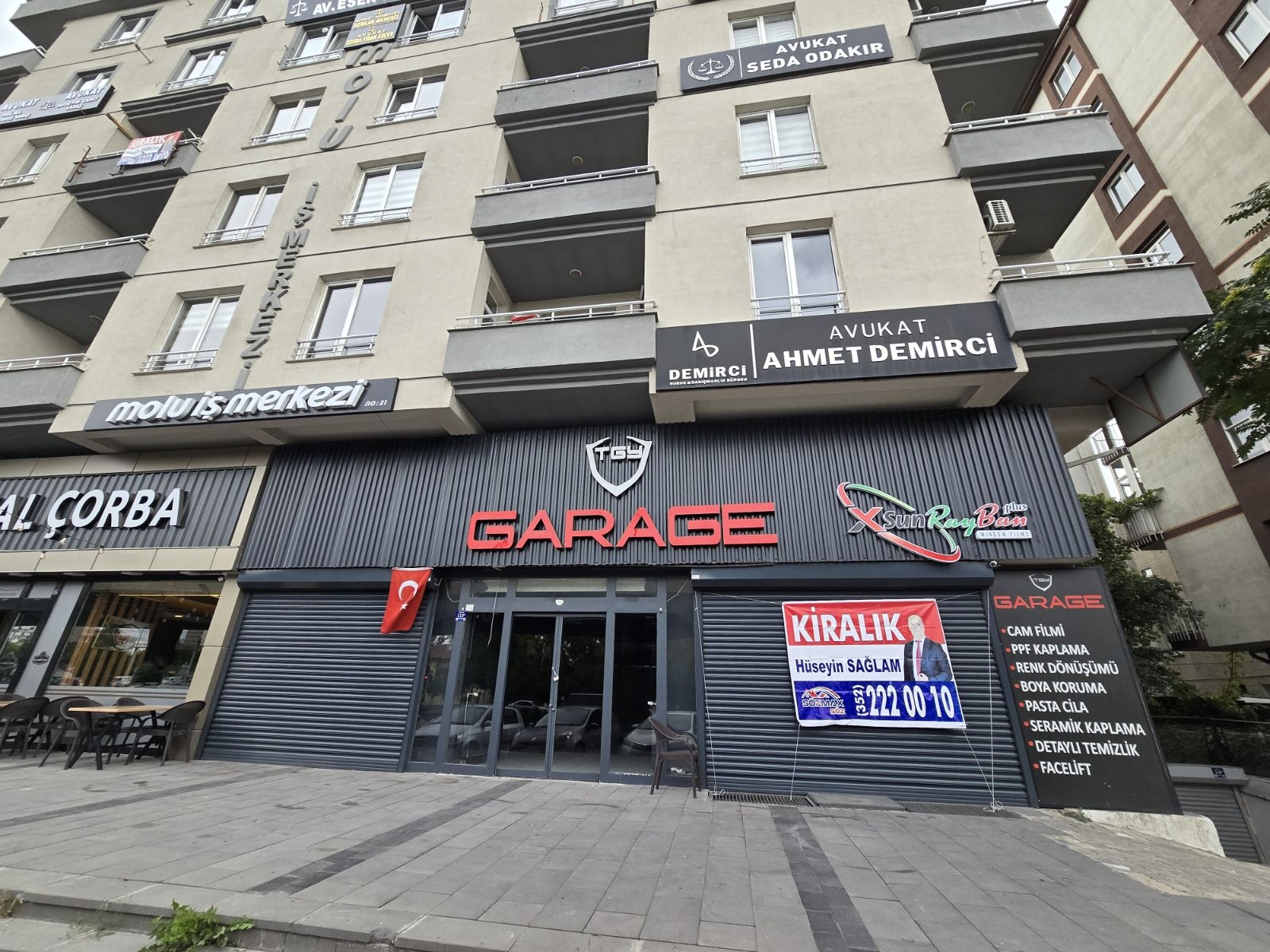 eski çevreyol üzerinde kiralık dükkan 185m² - Resim 13