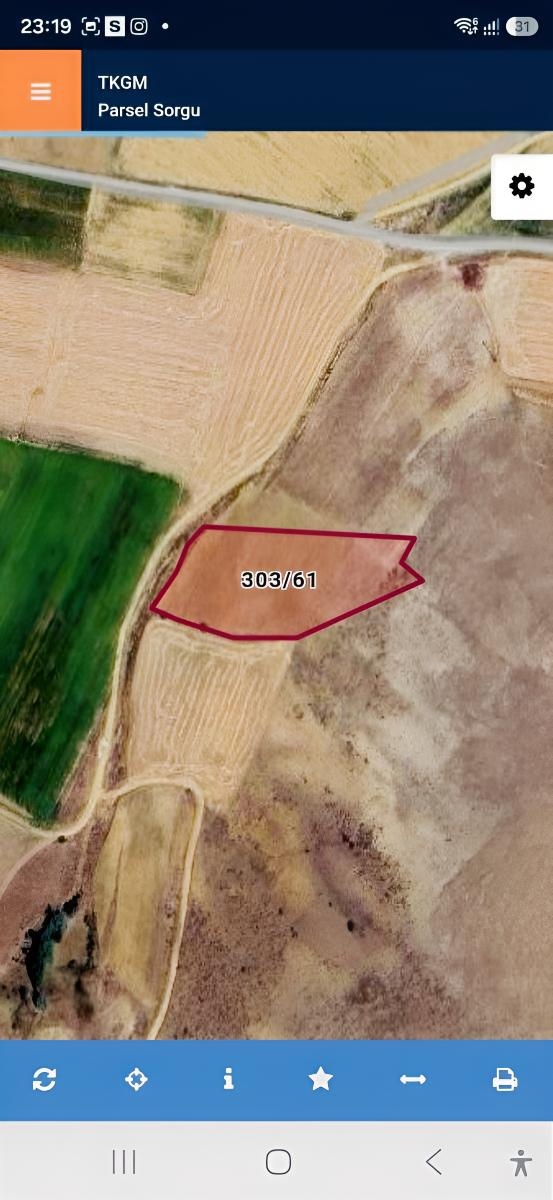 elmalı'da satılık tarla 7.031m TEK TAPU acilll - Resim 3