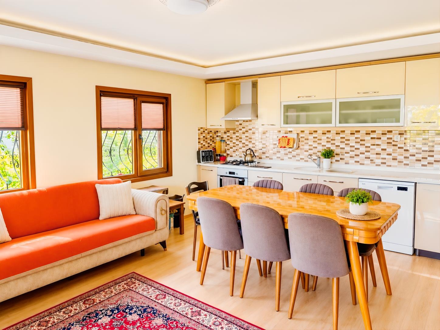 Hacılar Yediağaçta 1.973 m² Arsa İçinde Eşyalı 3,5+1 Villa - Resim 20