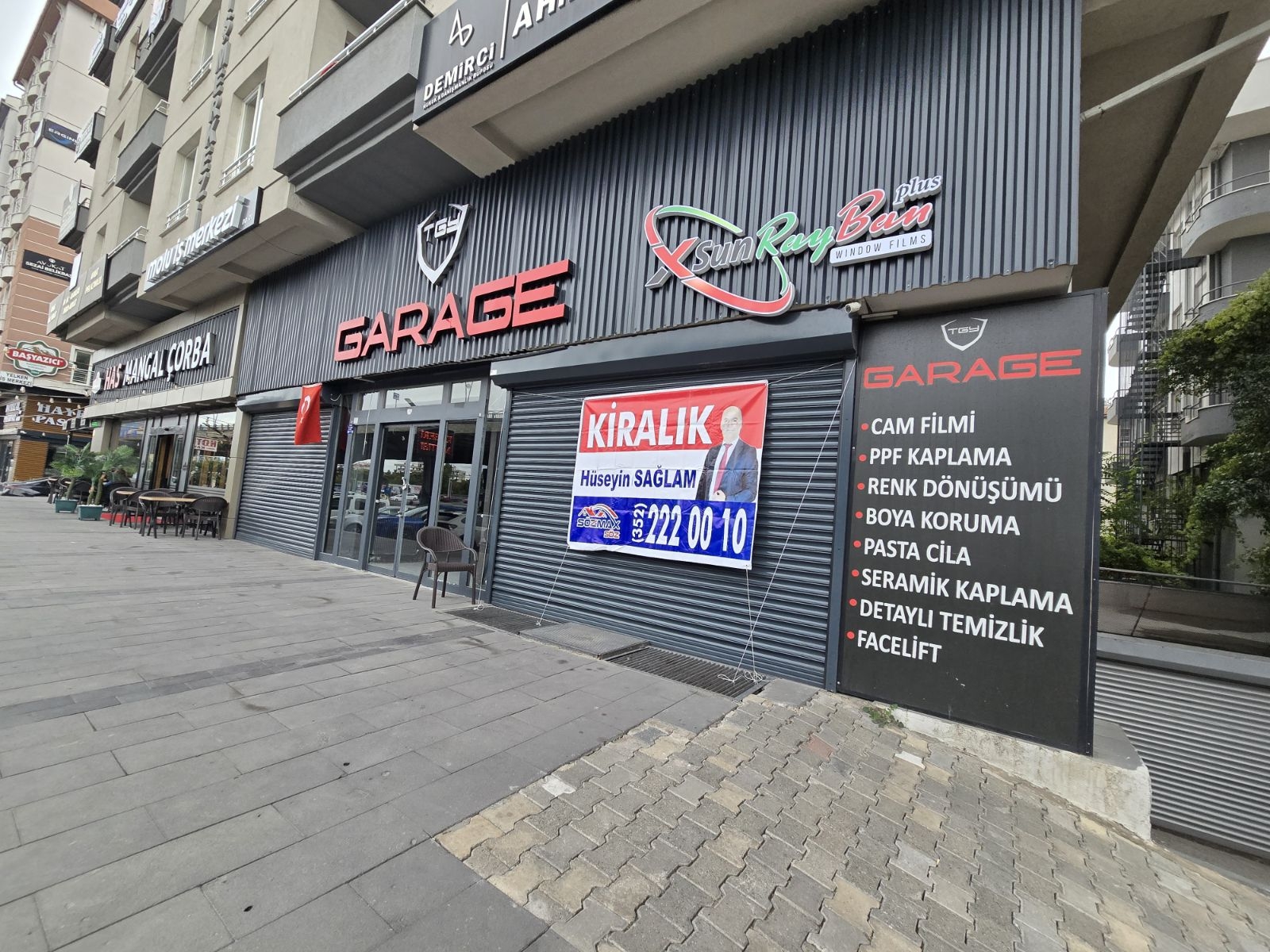 eski çevreyol üzerinde kiralık dükkan 185m² - Resim 8