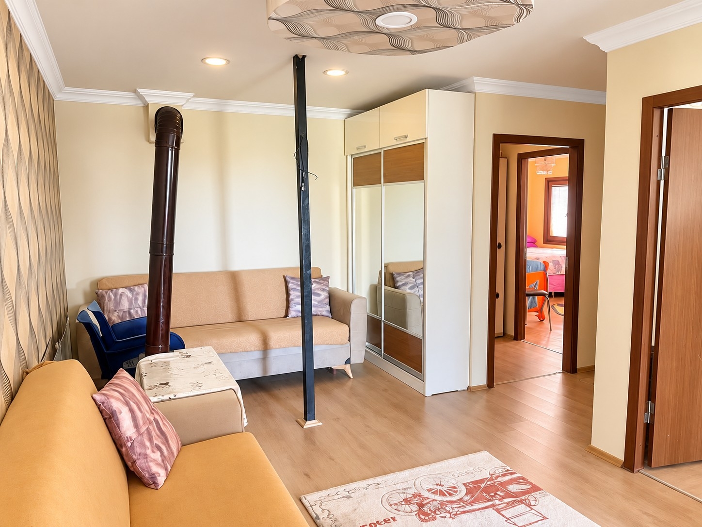Hacılar Yediağaçta 1.973 m² Arsa İçinde Eşyalı 3,5+1 Villa - Resim 18