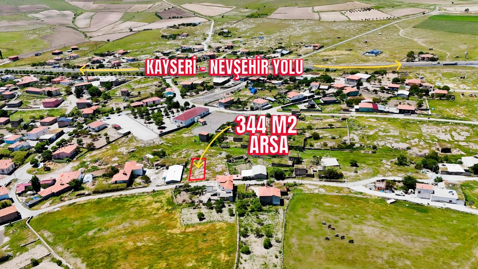 İNCESU GARİPÇE DE SATILIK TEMİZ VİLLA PARSELİ MANZARALI - Resim 3