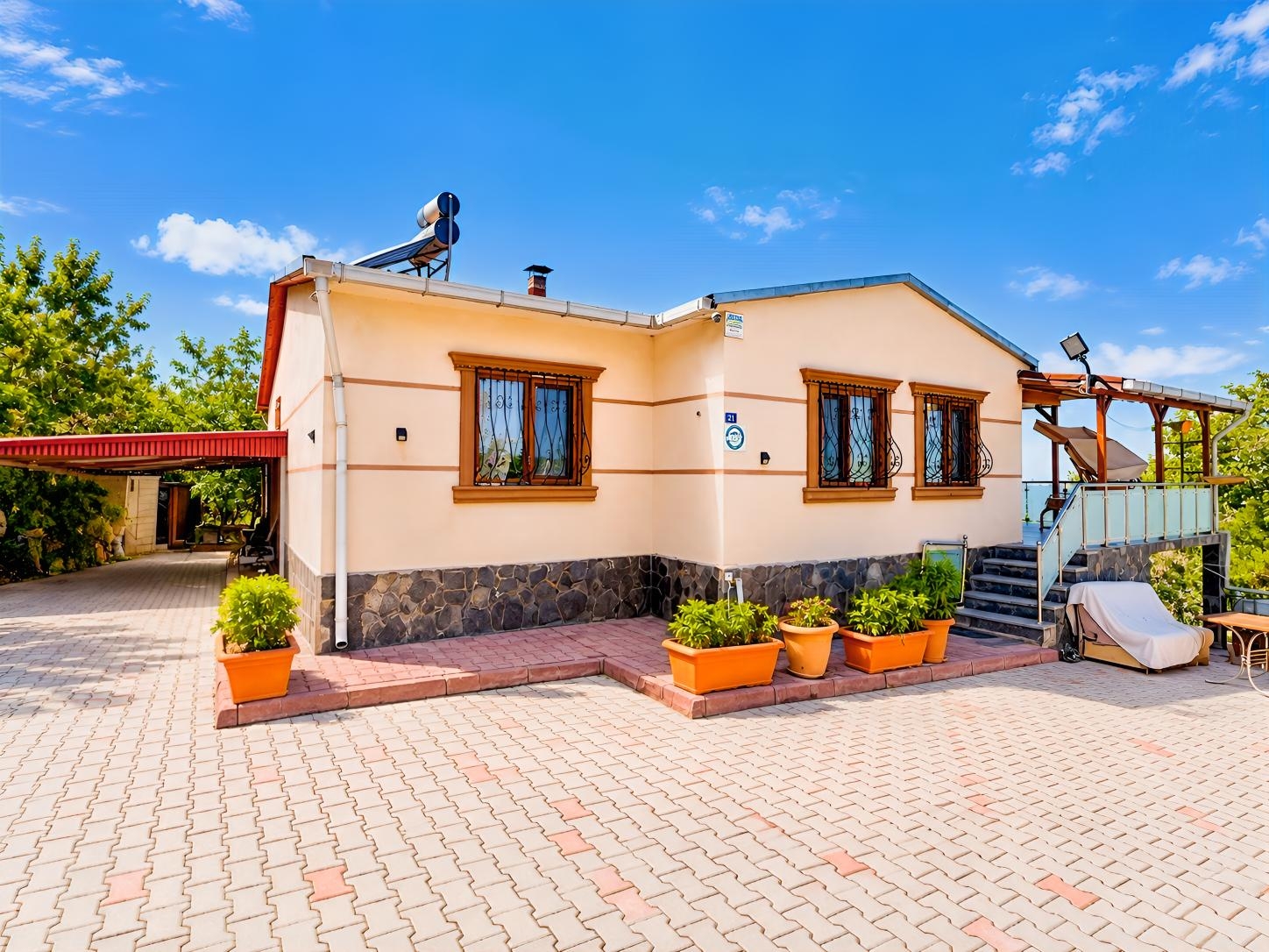 Hacılar Yediağaçta 1.973 m² Arsa İçinde Eşyalı 3,5+1 Villa - Resim 8
