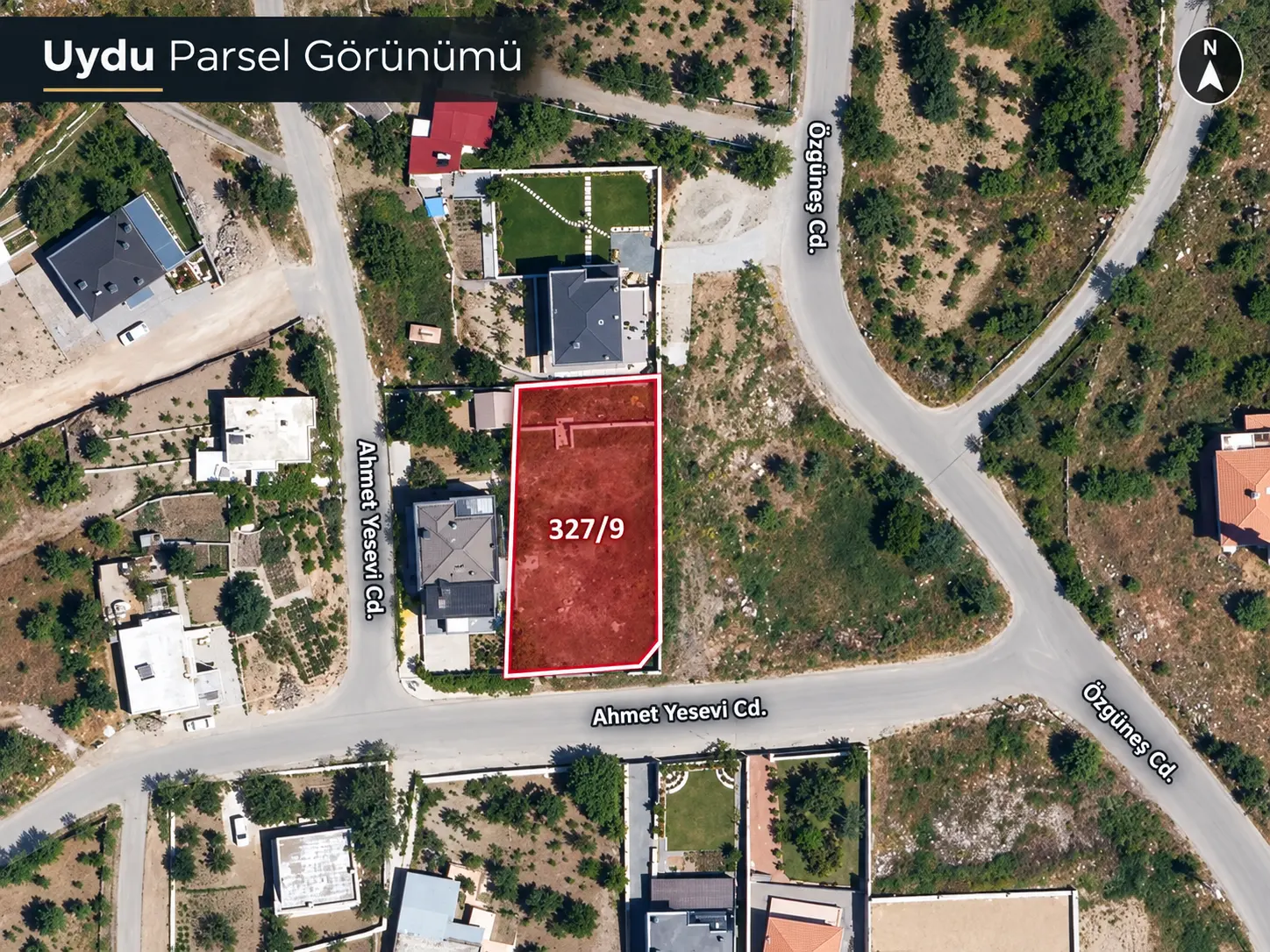 Hacılar Armutluk’ta 771 m² Köşe Villa Parseli | 0.30 TAKS 0.90 KAKS | - Resim 8