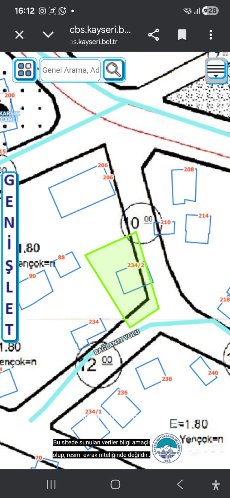 Battalgazi kat karşılığı konut arsası