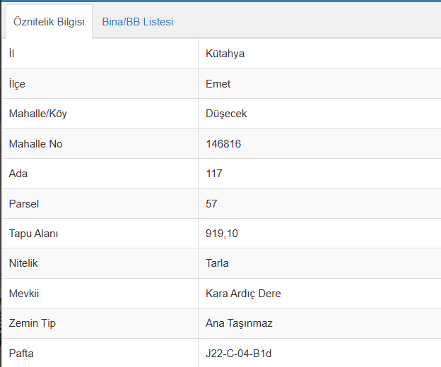 KÜTAHYA EMET DÜŞECEKTE 6 PARÇA SATILIK TARLA